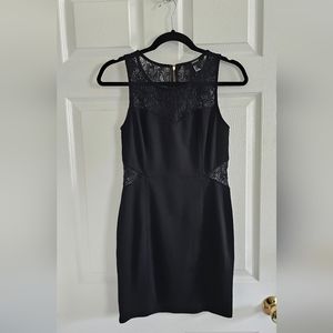 Forever 21 Little Black Dress Lace Accents NWOT Size Large